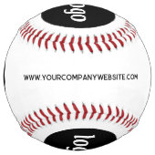 文字シンプルプロモーション付きロゴ ソフトボール (裏面)