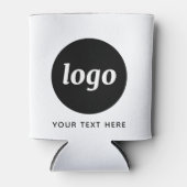 文字シンプルロゴ事業の宣伝ブランディング 缶クーラー (正面)