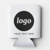 文字シンプルロゴ事業の宣伝ブランディング 缶クーラー (裏面)