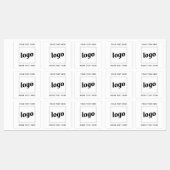 文字シンプル事業付きロゴ ラベル (シート)