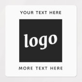 文字シンプル事業付きロゴ ラベル (デザイン1)