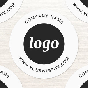 文字シンプル事業付きロゴ ラベル