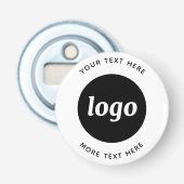 文字シンプル事業付きロゴ 栓抜き (正面)