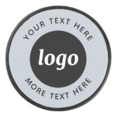 文字シンプル販売促進用ロゴ アイスホッケーパック (正面)