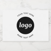 文字シンプル販売促進用ロゴ スパークリングワインラベル (シングルラベル)