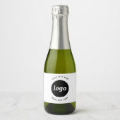 文字シンプル販売促進用ロゴ スパークリングワインラベル (正面)