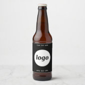 文字シンプル販売促進用ロゴ ビールラベル (正面)