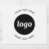 文字シンプル販売促進用ロゴ ビールラベル (シングルラベル)