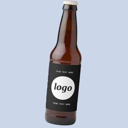 文字シンプル販売促進用ロゴ ビールラベル