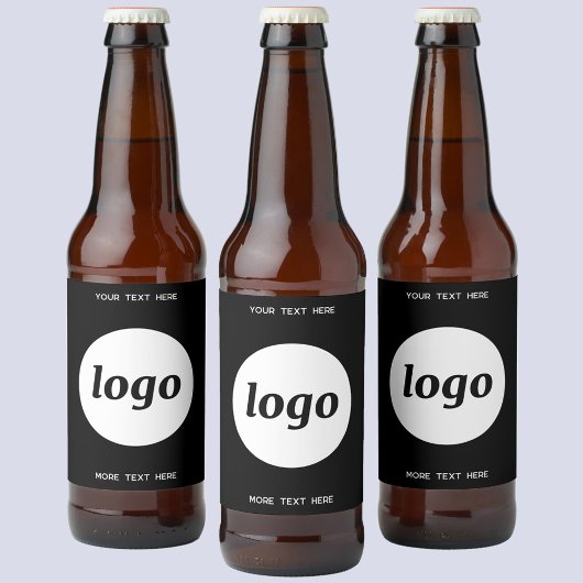 文字シンプル販売促進用ロゴ ビールラベル