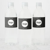 文字シンプル販売促進用ロゴ ペットボトルラベル (ボトル)
