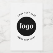 文字シンプル販売促進用ロゴ ワインラベル (シングルラベル)