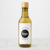 文字シンプル販売促進用ロゴ ワインラベル (正面)