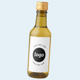 文字シンプル販売促進用ロゴ ワインラベル