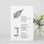 文字スクリプト結婚イベントのタイムライン (スタンド正面)