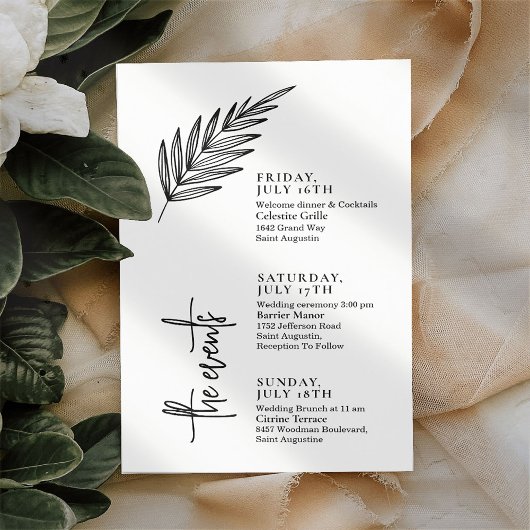 文字スクリプト結婚イベントのタイムライン