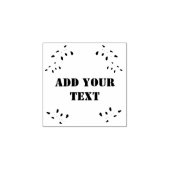 文字スタンプの追加、テキストの追加、ゴム印 ラバースタンプ (インプリント)