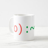 文字スマイル(3スタイル) コーヒーマグカップ (正面左)