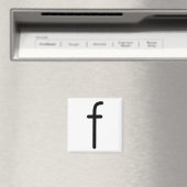 文字タイトル"f"マグネット マグネット (インサイチュ (食洗機))
