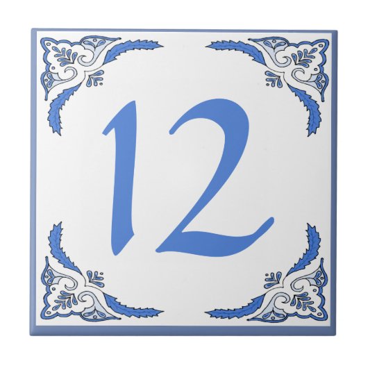 文字タイルの追加、オランダの外観、タイルの個人用設定 タイル (正面)