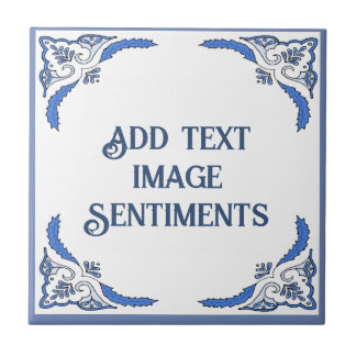 文字タイルの追加、オランダの外観、個人設定 タイル