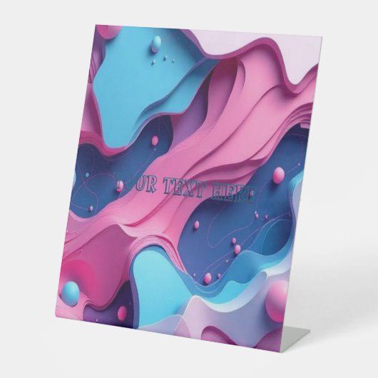 文字テーブルの上記号を追加 台座サイン (正面)