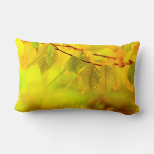 文字デザインなハッピーバースデー- + あなた自身のアイディア ランバークッション (裏面)