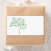 文字デザイン -エコツリー ラベル (インサイチュ)