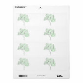 文字デザイン -エコツリー ラベル (フルシート)