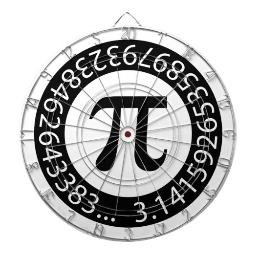 文字デザインPi数値記号 ダーツボード (正面)