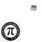 文字デザインPi数値記号 ラバースタンプ (押印)