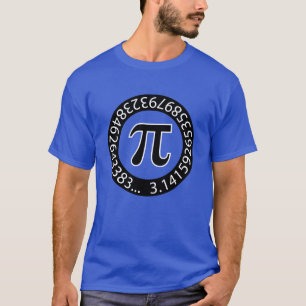 文字デザインPi数値記号 Tシャツ
