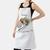 文字ネームカスタムハーブ&パンフォークアダージ引用文 エプロン (インサイチュ)