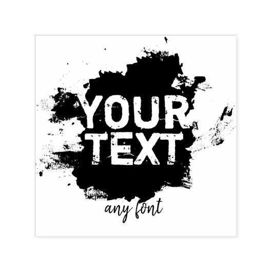 文字パーソナライズされたと画像の乱雑さ セルフインキングスタンプ (デザイン)