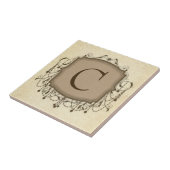 文字パーソナライズされたタイル、装飾シャンデリアC タイル (側面)