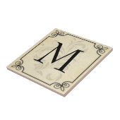 文字パーソナライズされたタイル – 装飾名単語 タイル (側面)