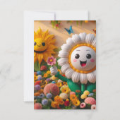 文字パーソナライズされたベビーシャワー 招待状 (裏面)