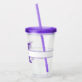 文字パーソナライズされた名 アクリルタンブラー (左)