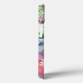 文字パーソナライズされたLエレガントフローラ水色 Case-Mate iPhoneケース (裏面 / 右)