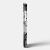 文字パーソナライズされたMエレガントフローラ水色 Case-Mate iPhoneケース (裏面 / 左)