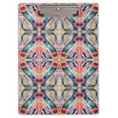 文字パーソナライズされたSフローラ水彩先生 クリップボード (正面)