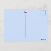 文字ヒカスタムストリック州キャピトルオースティンテキサス州 ポストカード (裏面)