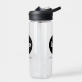 文字ビジネスブランディングプロモーション付きロゴ ウォーターボトル (左面)