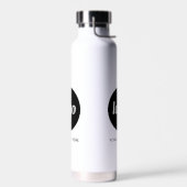 文字ビジネスブランディングプロモーション付きロゴ ウォーターボトル (左面)