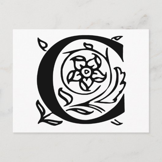 文字ファンシーC ポストカード (正面)