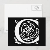 文字ファンシーC ポストカード (正面/裏面)