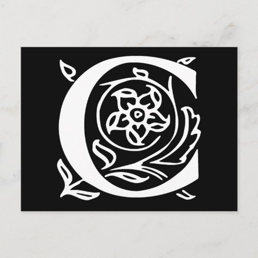 文字ファンシーC ポストカード (正面)