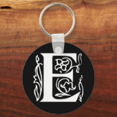 文字ファンシーE キーホルダー (正面)