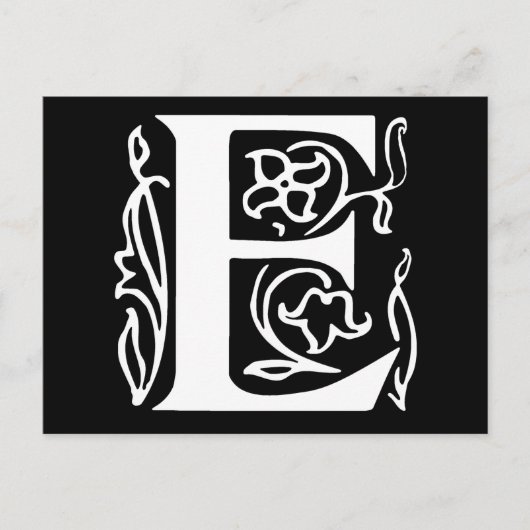 文字ファンシーE ポストカード (正面)