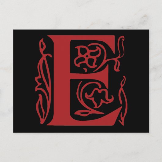 文字ファンシーE ポストカード (正面)